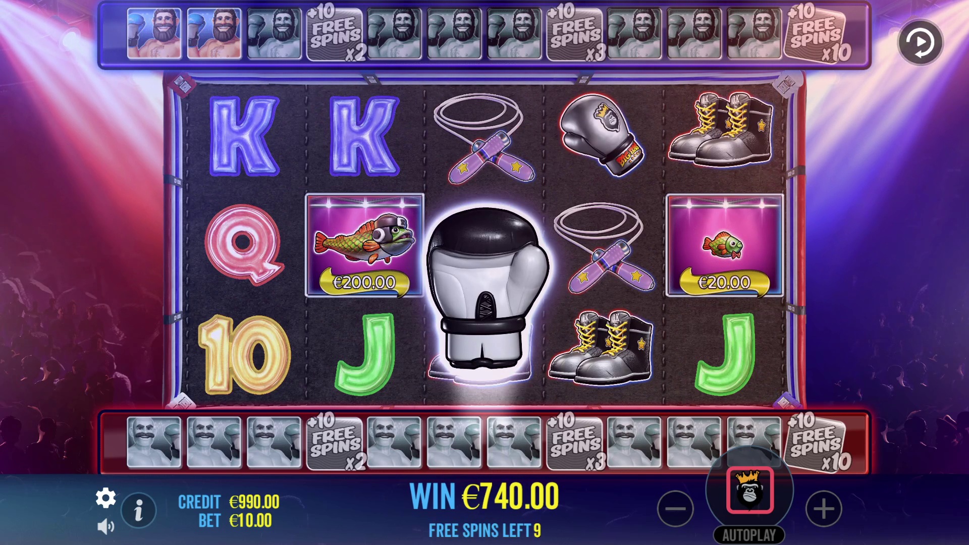 Big Bass Boxing Bonus Round - screenshot with slot description 7